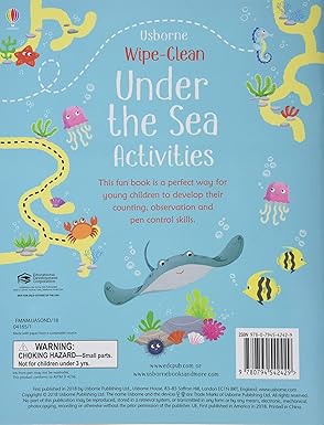 Usborne Wipe-clean Under the Sea Activities 可擦寫海底活動書