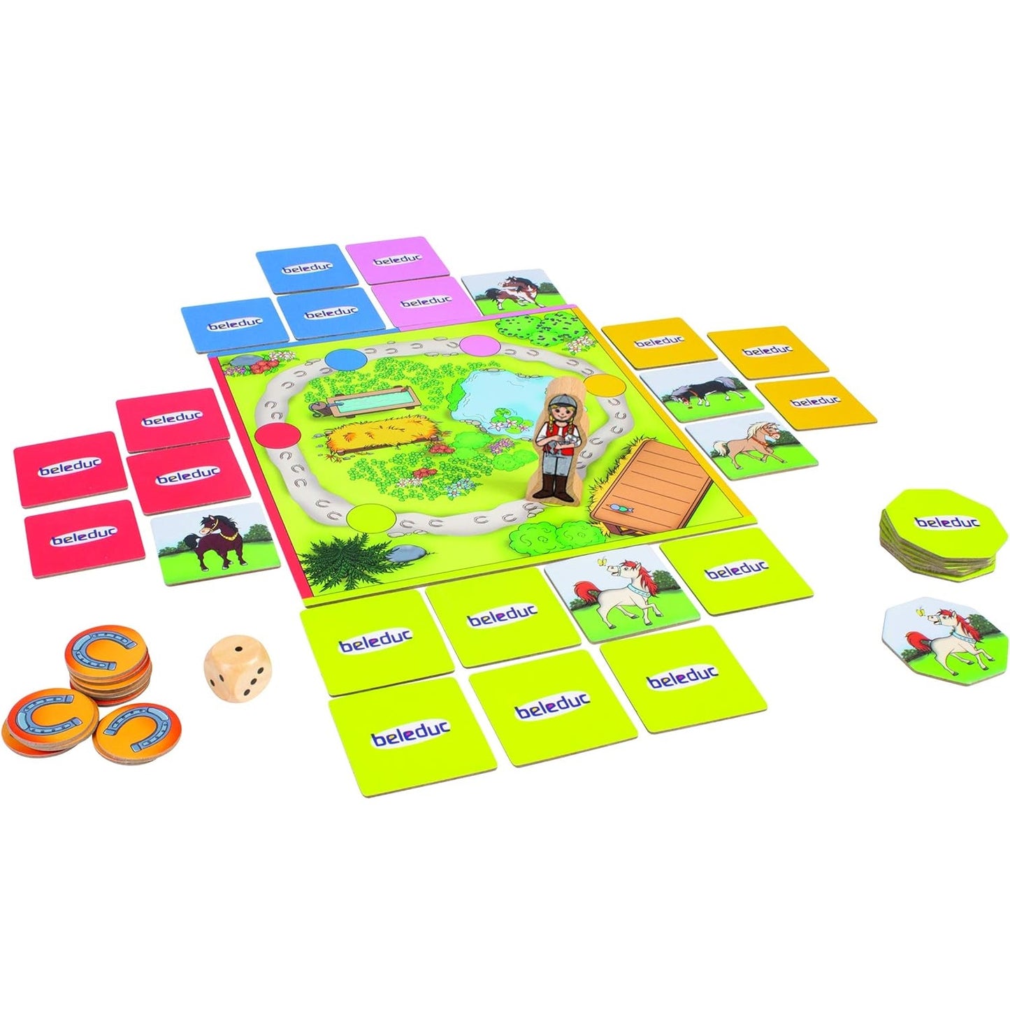 Beleduc 22850 Kabayo Matching & Memory Games 馴馬師 配對及記憶遊戲