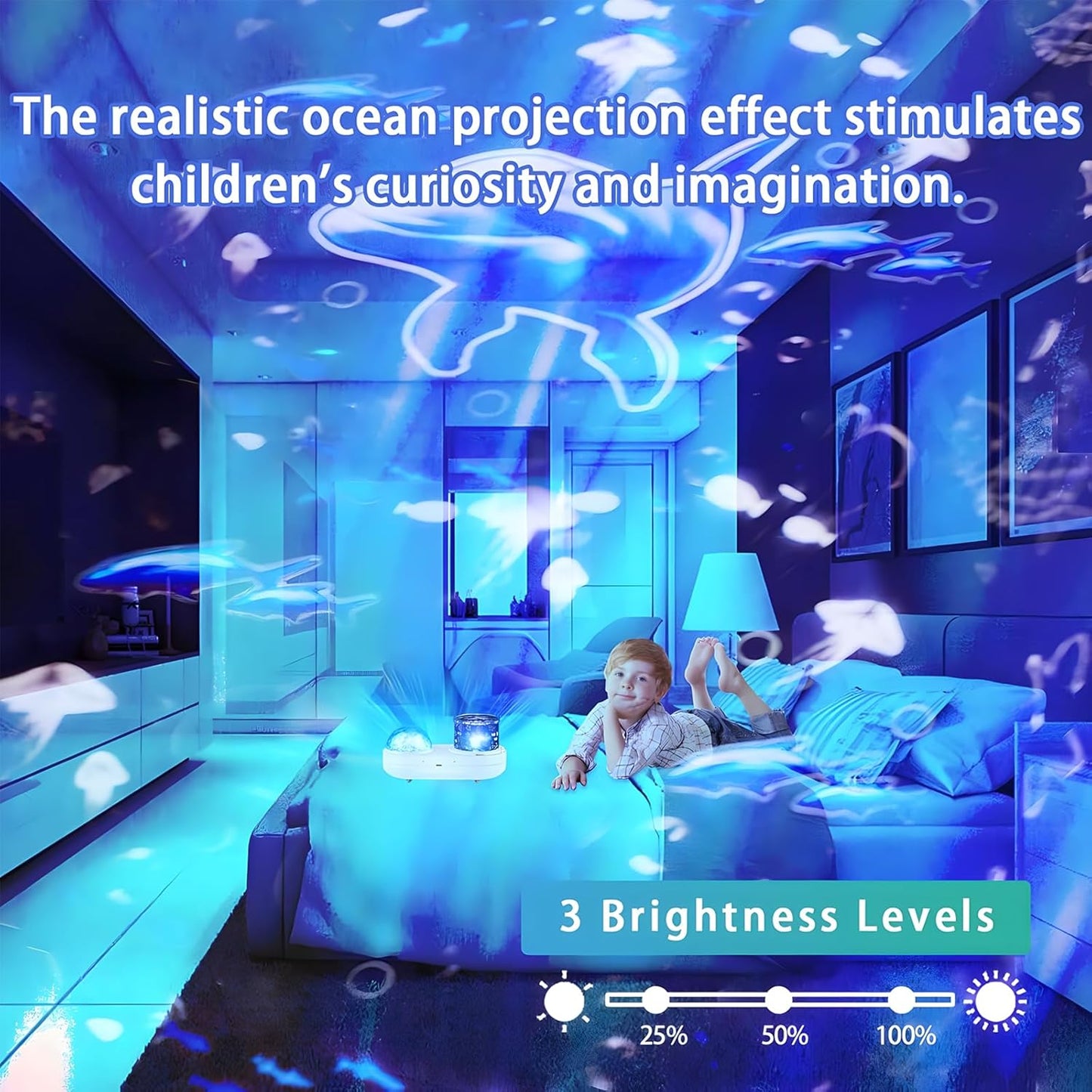 Kindermatic Ocean Lamp Projector for Kids 兒童海洋投影燈