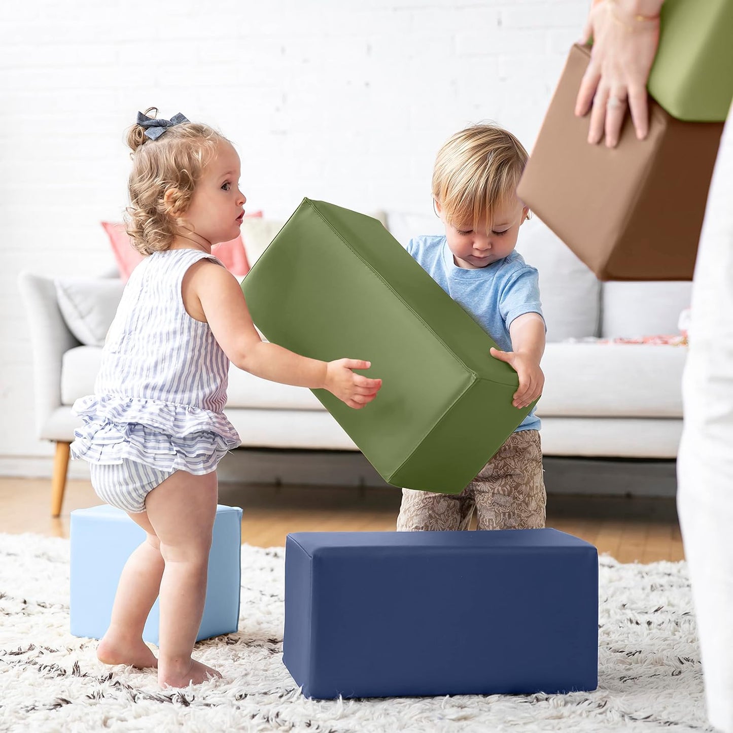 Softy Play Toddler Foam Building Blocks Set of 7件套裝 幼兒泡棉積木