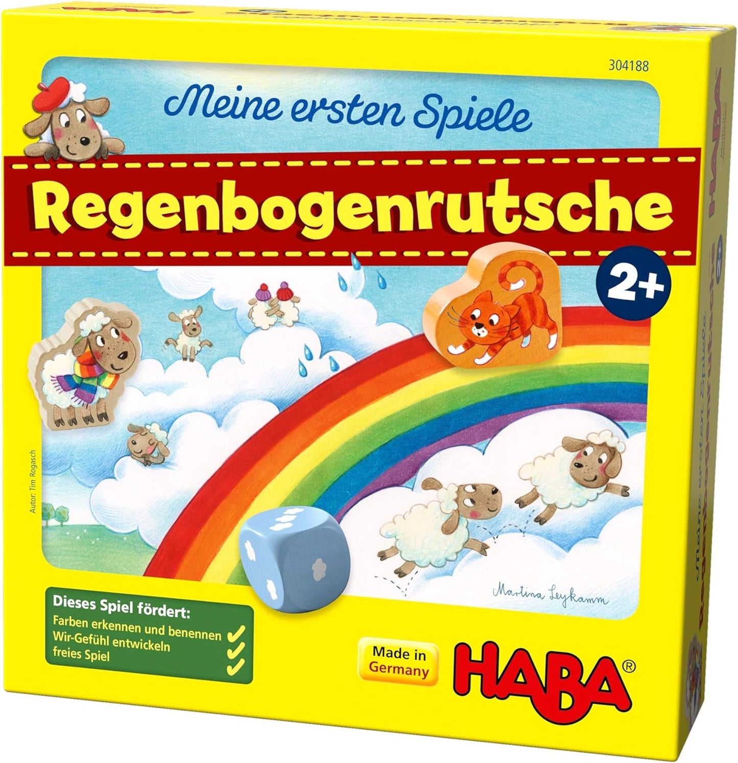 HABA My Very First Games - Rainbow Slide 顏色配對遊戲