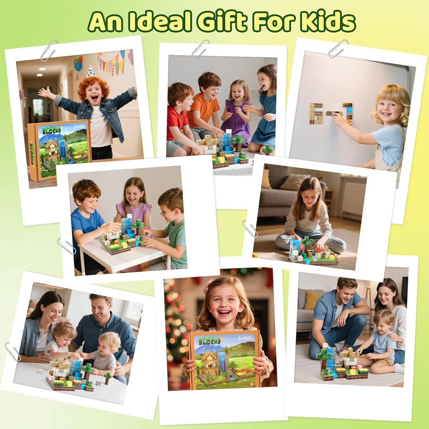 2CM Magnetic Building Blocks Toy Farm Set of 138 塊農場套裝