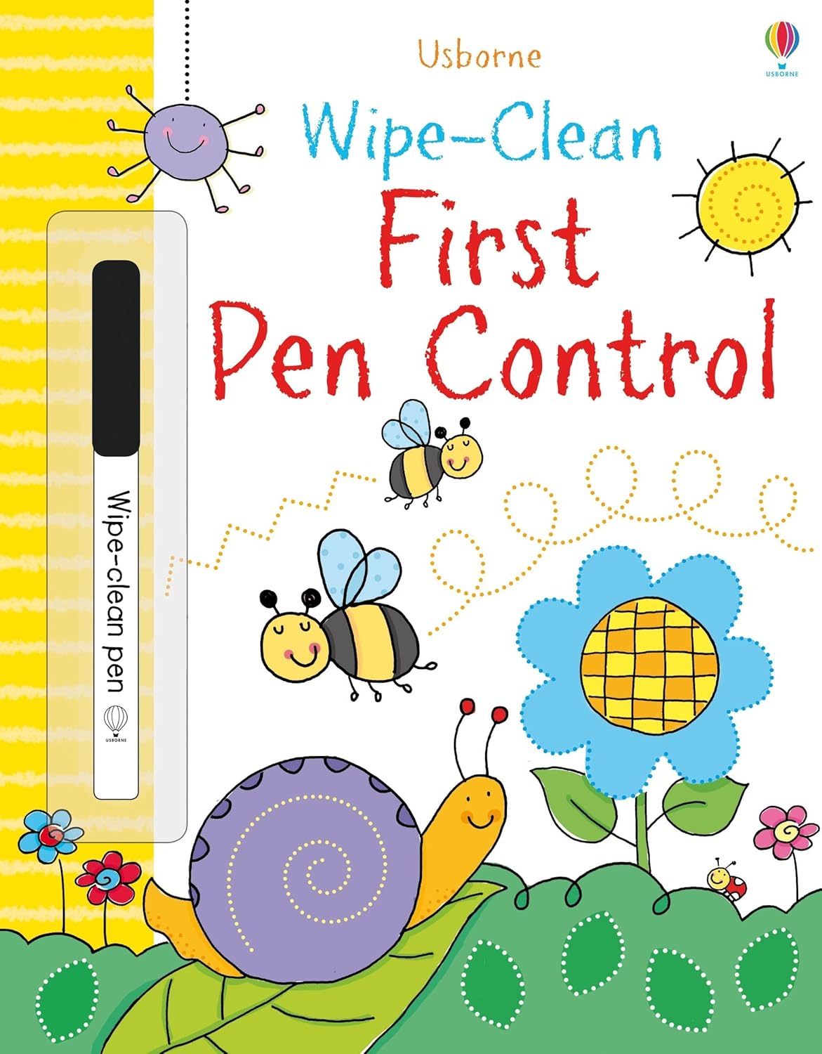 Usborne Wipe-clean First Pen Control 可擦寫第一支筆控制書