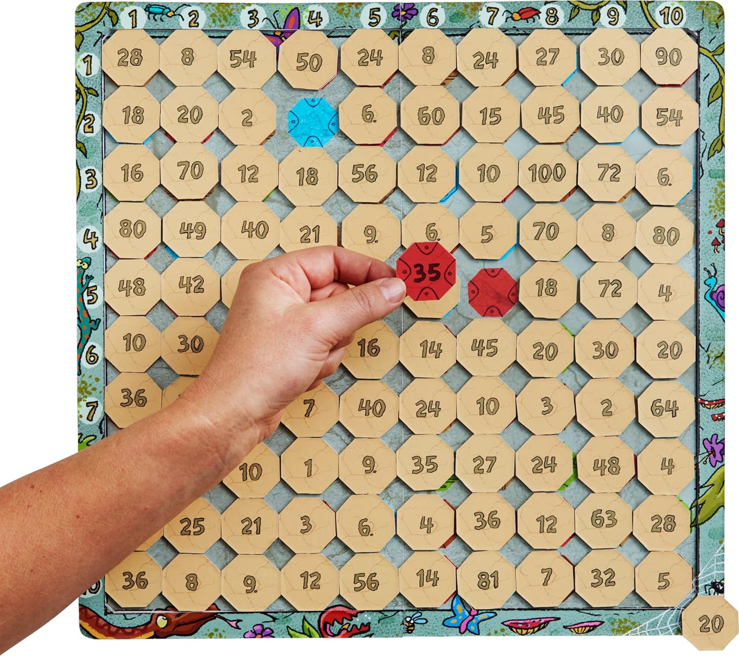 Haba 303717 Multiplied Fortunes Maths Game 乘法謎牆心算遊戲