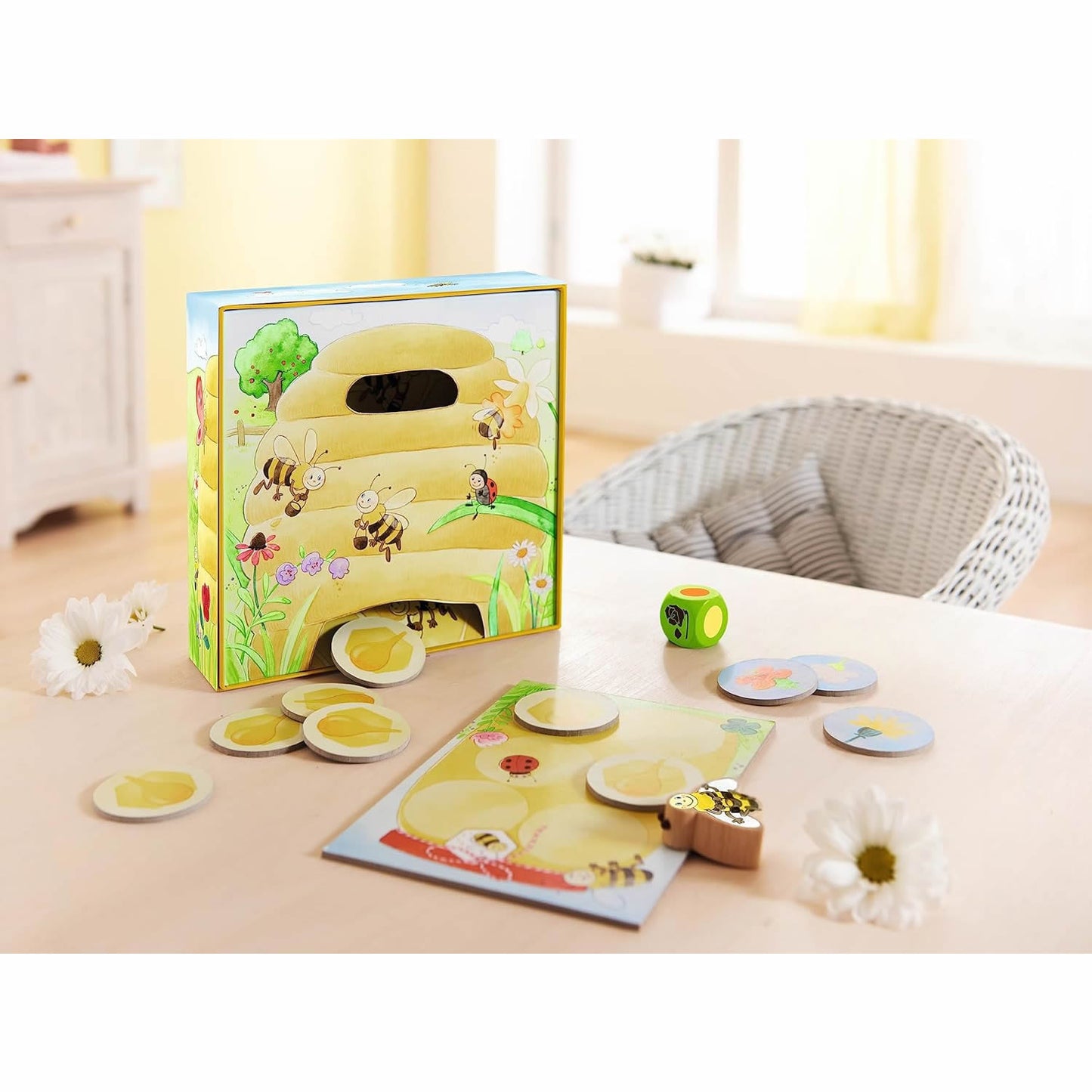 Haba Hanni Honigbee, Cooperative Colour Dice Game 忙碌的蜜蜂 合作顏色配對遊戲