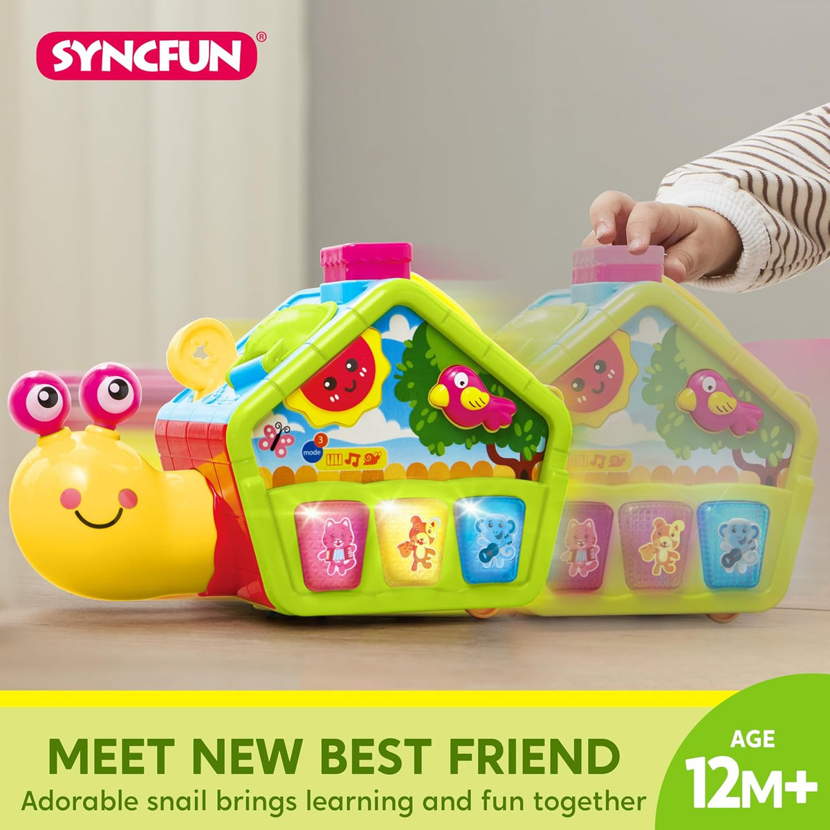 Five Star Funny Snail Learning Fun House (Multifunctional Shape Sorter & Musical )Five Star 趣味小蝸牛多功能啟蒙音樂屋