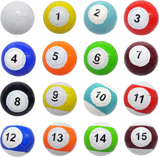 Billiards Soccer Balls Set of 16個套 數字足球