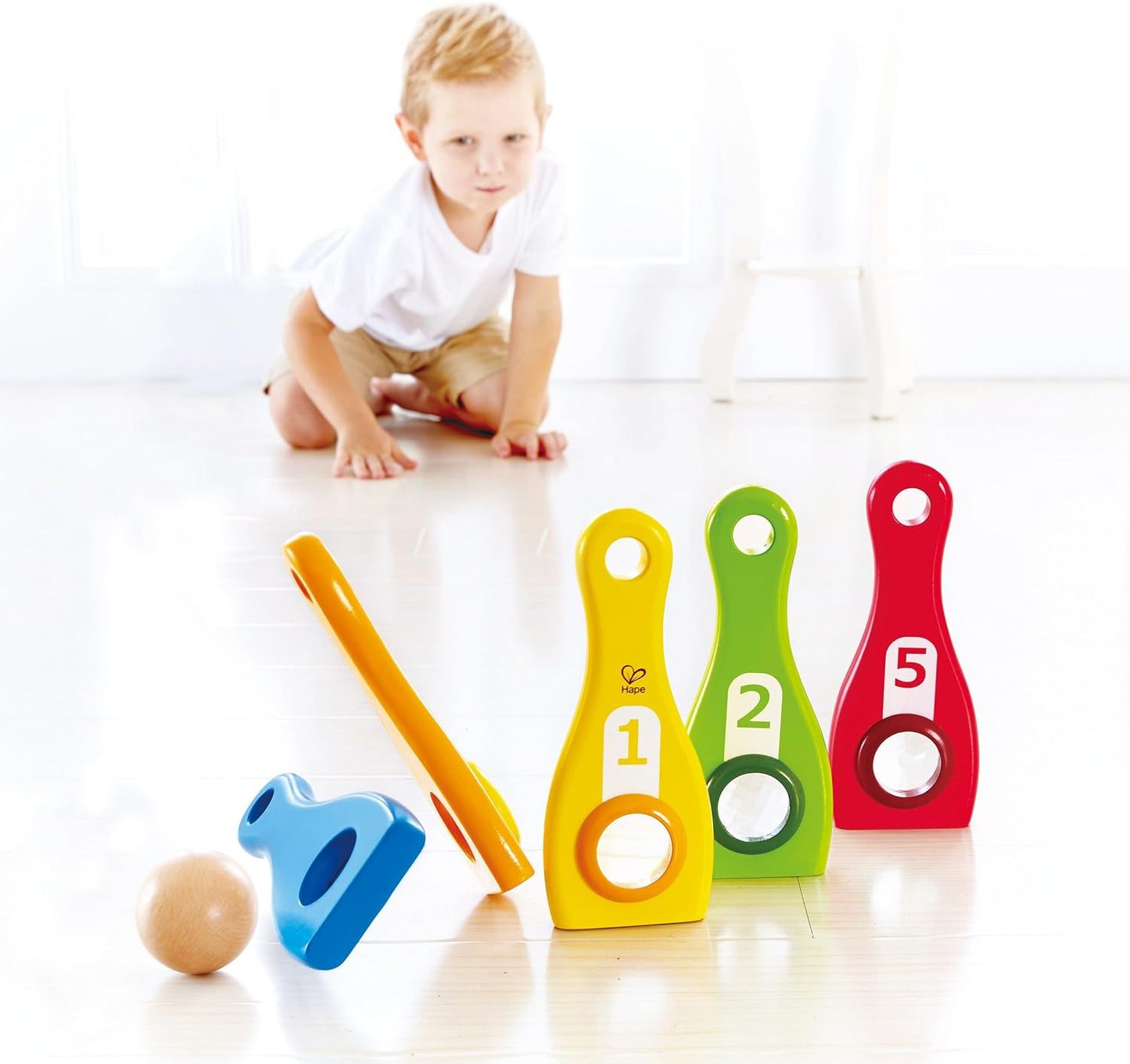 Hape Rainbow Bowling 彩虹保齡球