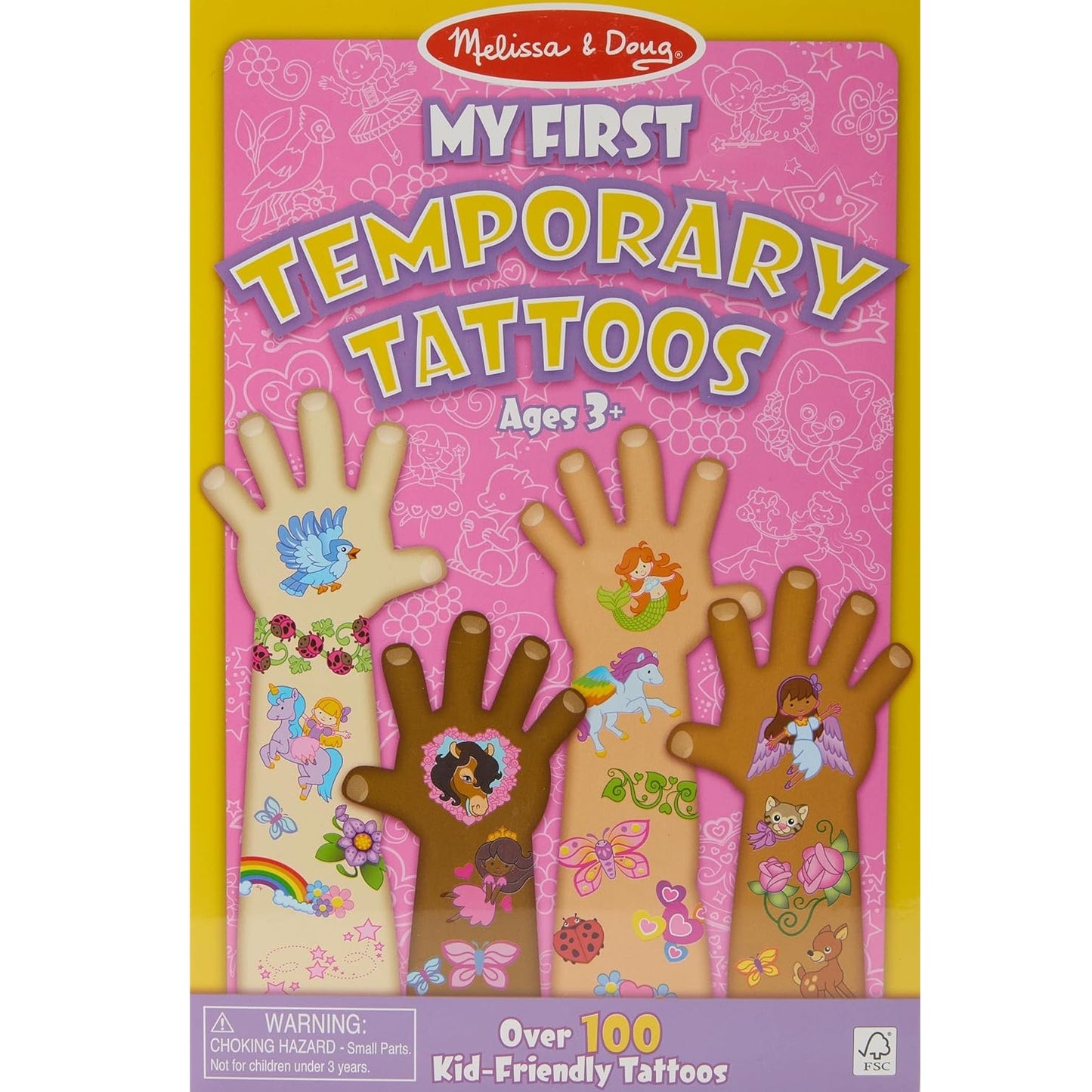 Melissa & Doug My First Temporary Tattoos 我的第一套皮膚貼紙
