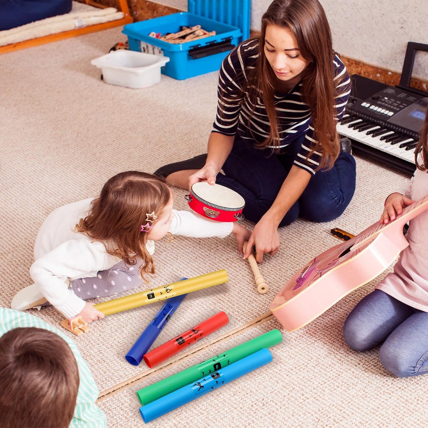 Boom Whacker Set of 8音筒 全音階律音管套裝