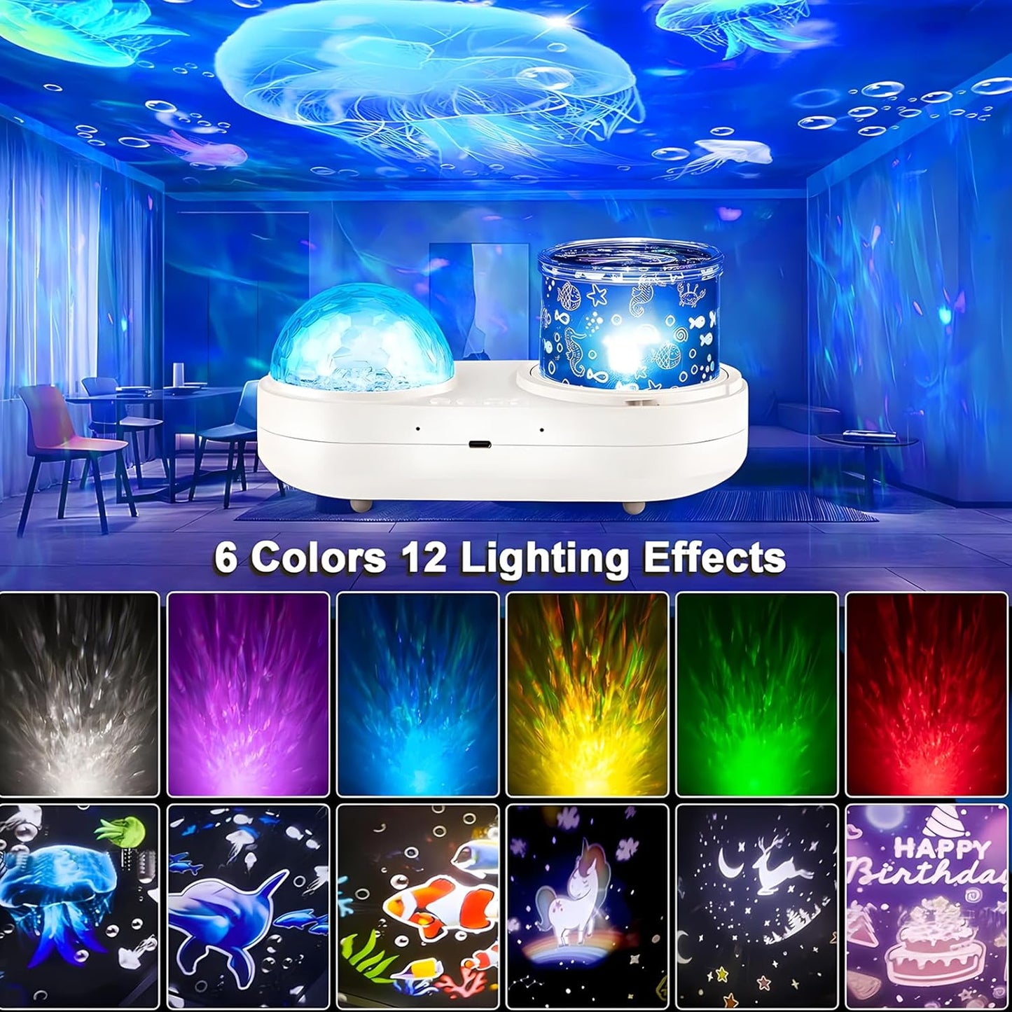 Kindermatic Ocean Lamp Projector for Kids 兒童海洋投影燈