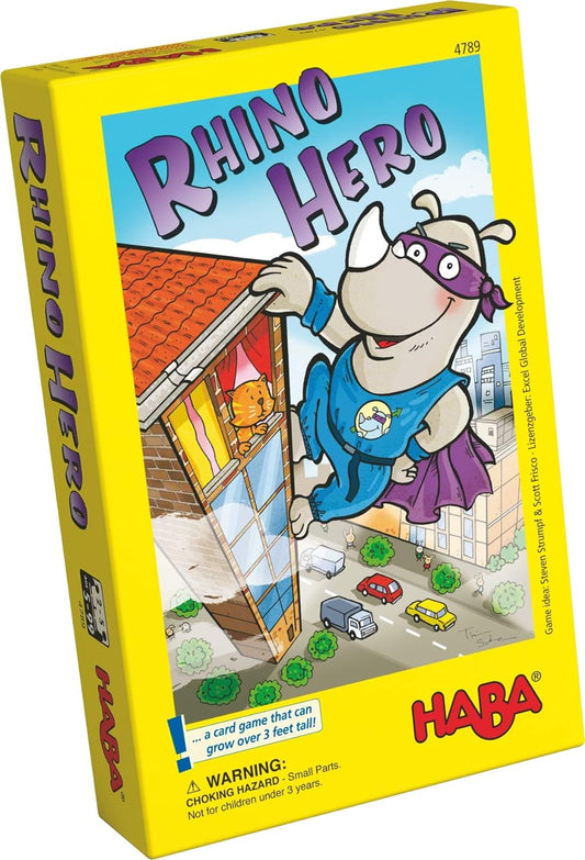 HABA Rhino Hero 3D stacking games 超級犀牛層層疊遊戲