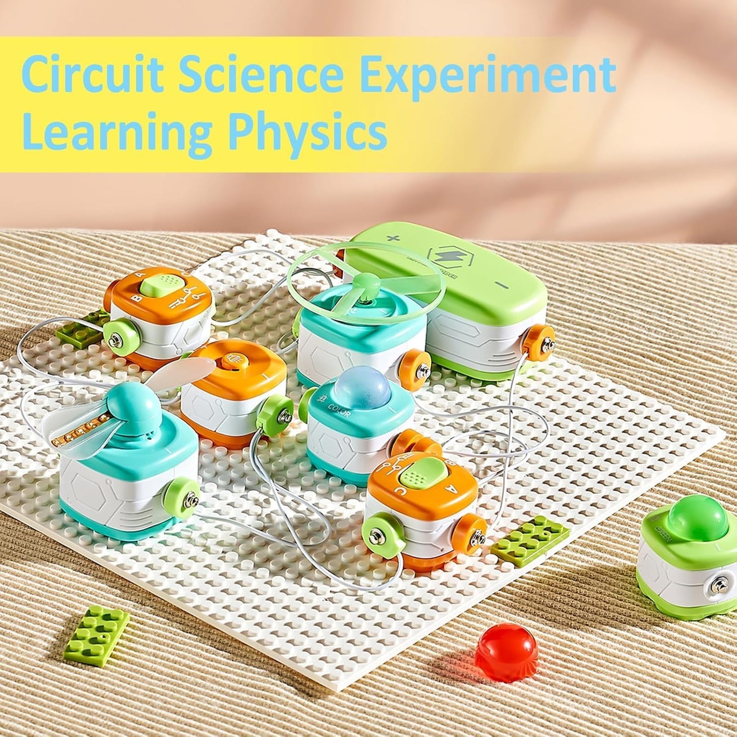 Electronics Blocks Set of 57 電路積木邏輯思維訓練套件