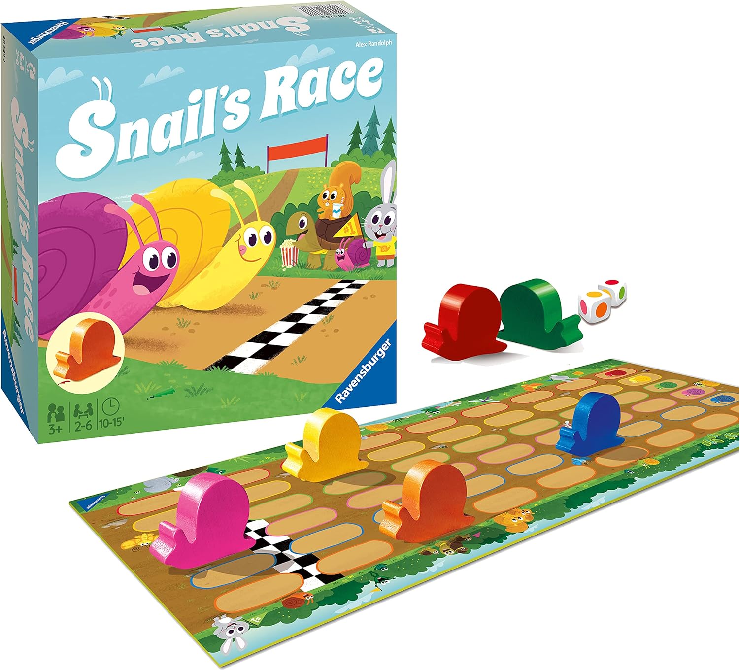 Ravensburger Snail's Race Game MY SCHOOL BUS