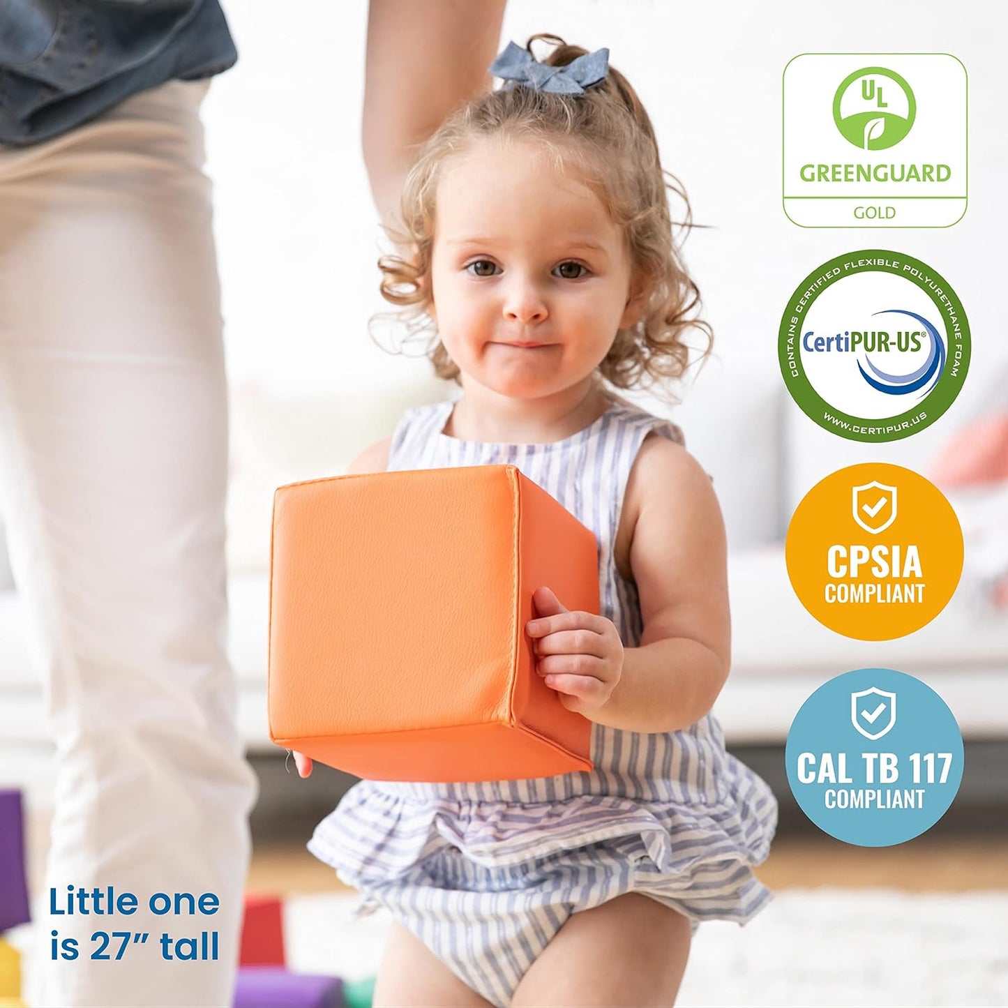 Softzone Patchwork Toddler Building Blocks 幼兒立方軟體積木