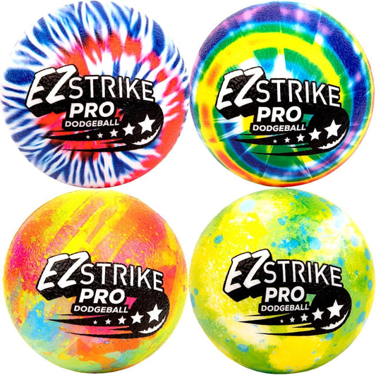 EZStrike Pro 6" Dodgeball Set of 4個套裝 專業發泡膠閃避球套裝 6吋