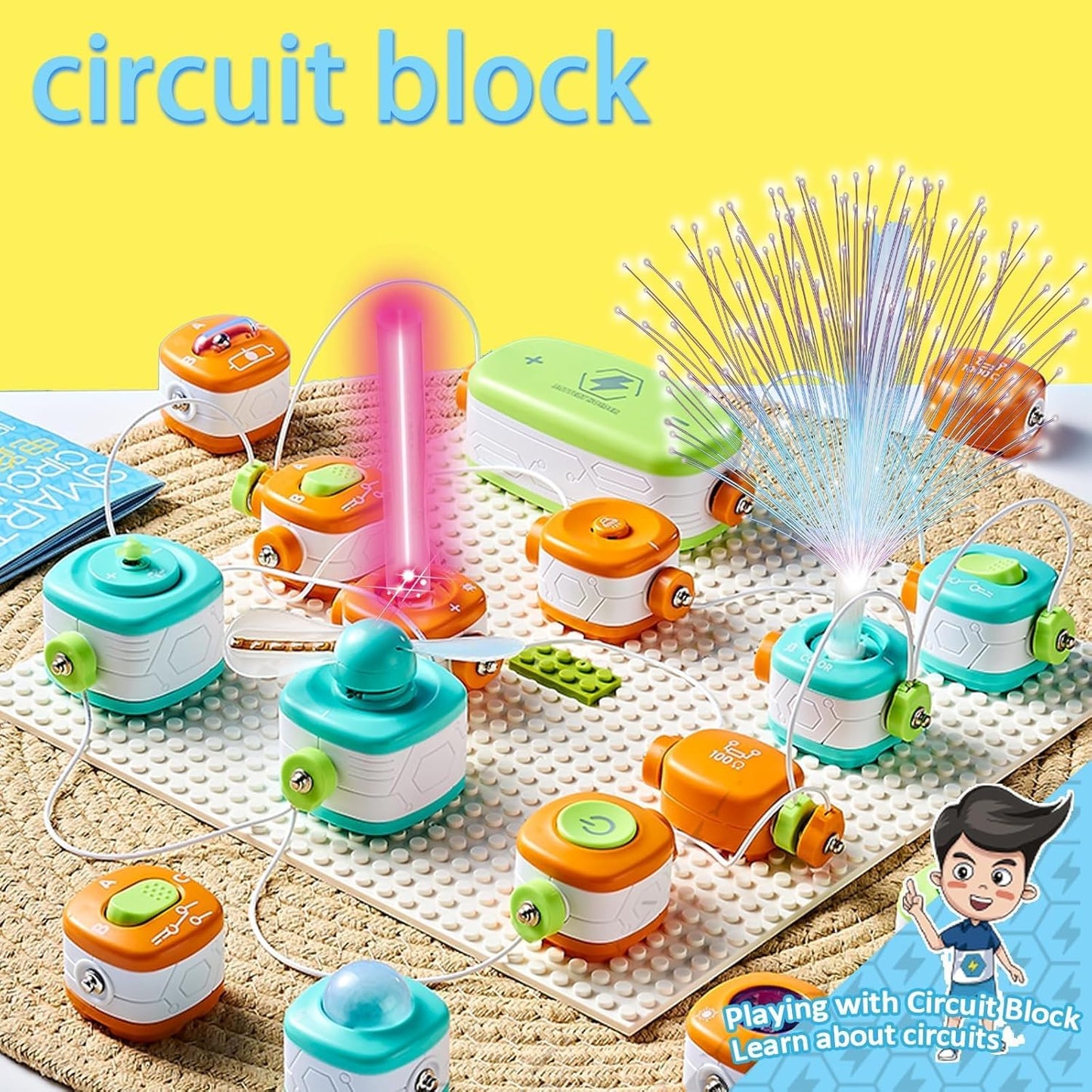 Electronics Blocks Set of 57 電路積木邏輯思維訓練套件