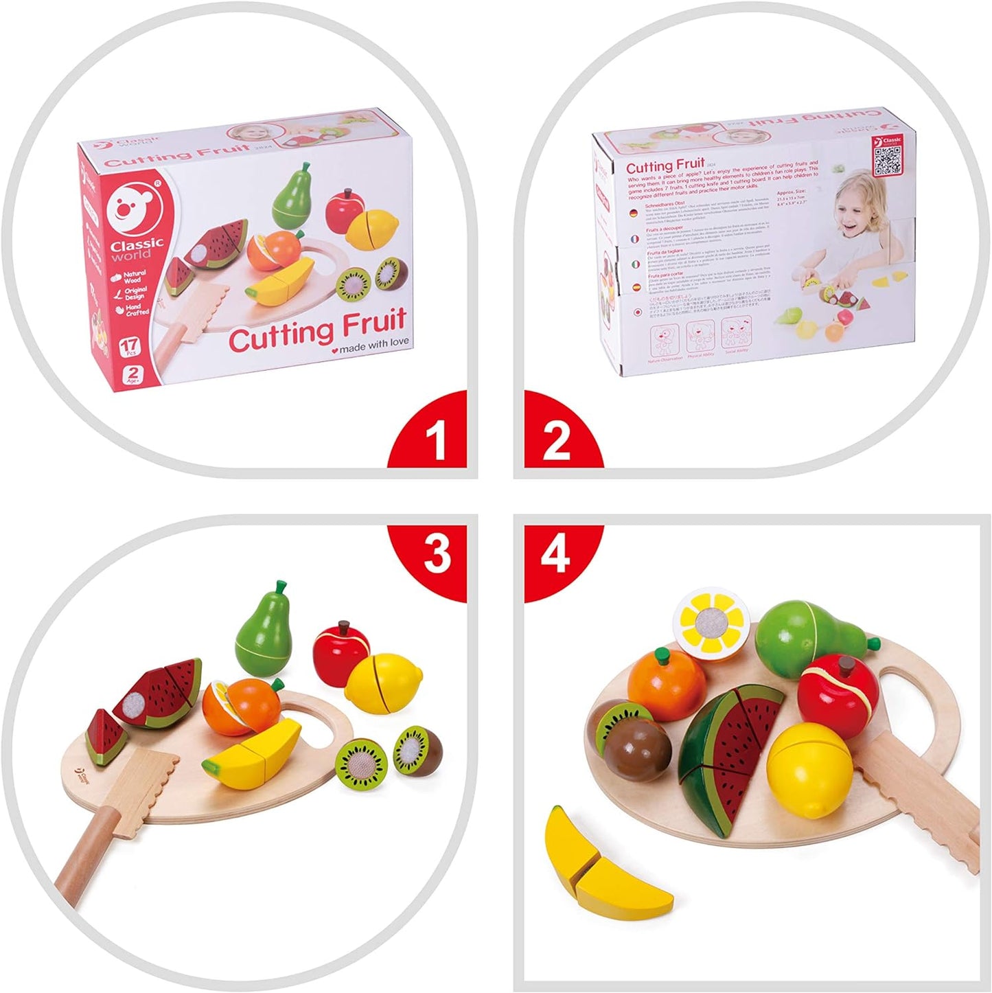Classic World Cutting Fruit Playset 切水果玩具套裝