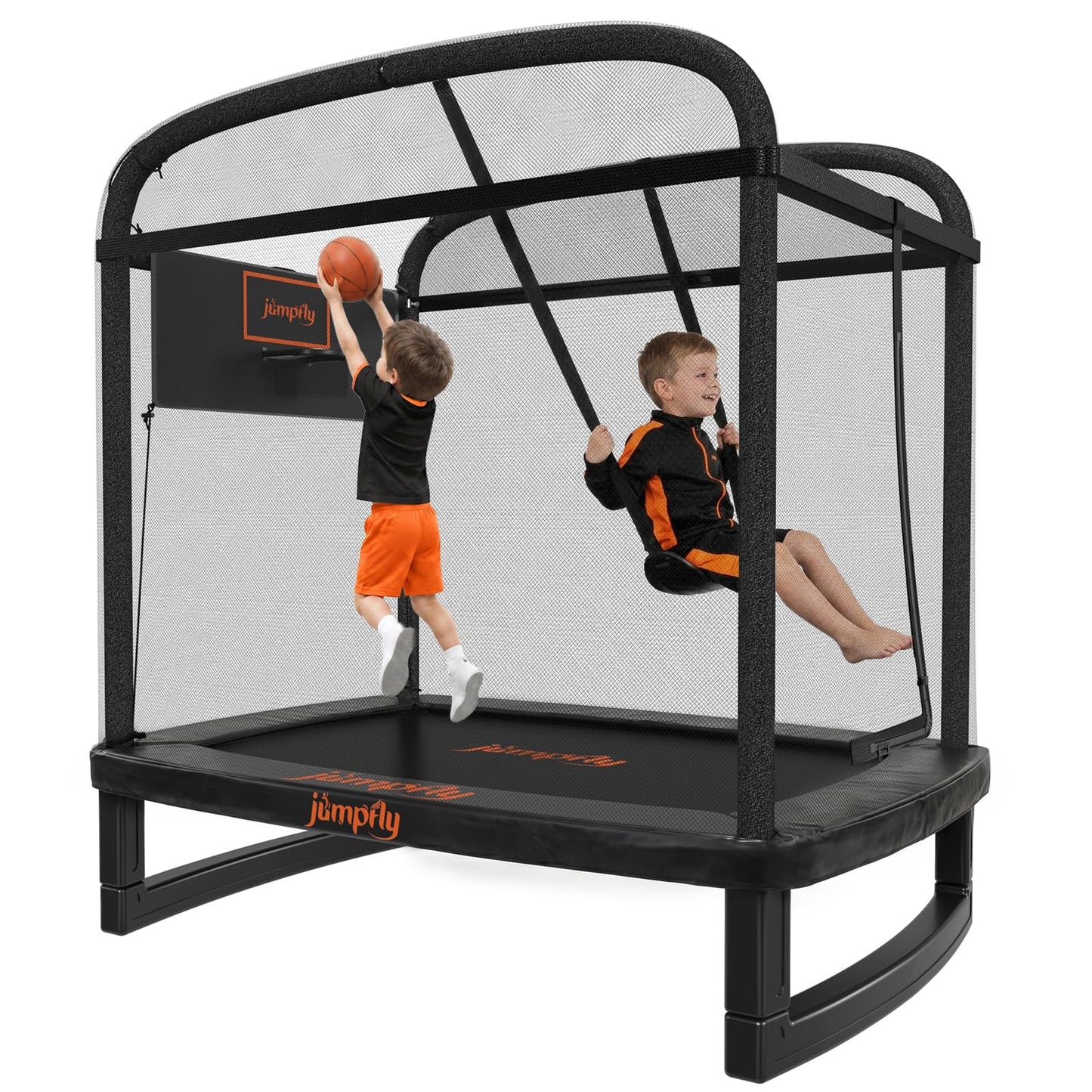 6FT Rectangle Trampoline for Kids ASTM Approved with on-site Installation 6呎長方形兒童多功能彈床 通過 ASTM 安全認證 包含上門安裝