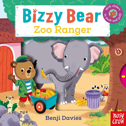 Bizzy Bear - Zoo Ranger (Board Book with QR code Audio) 忙碌的熊－動物園管理員（附二維碼音響的紙板書）