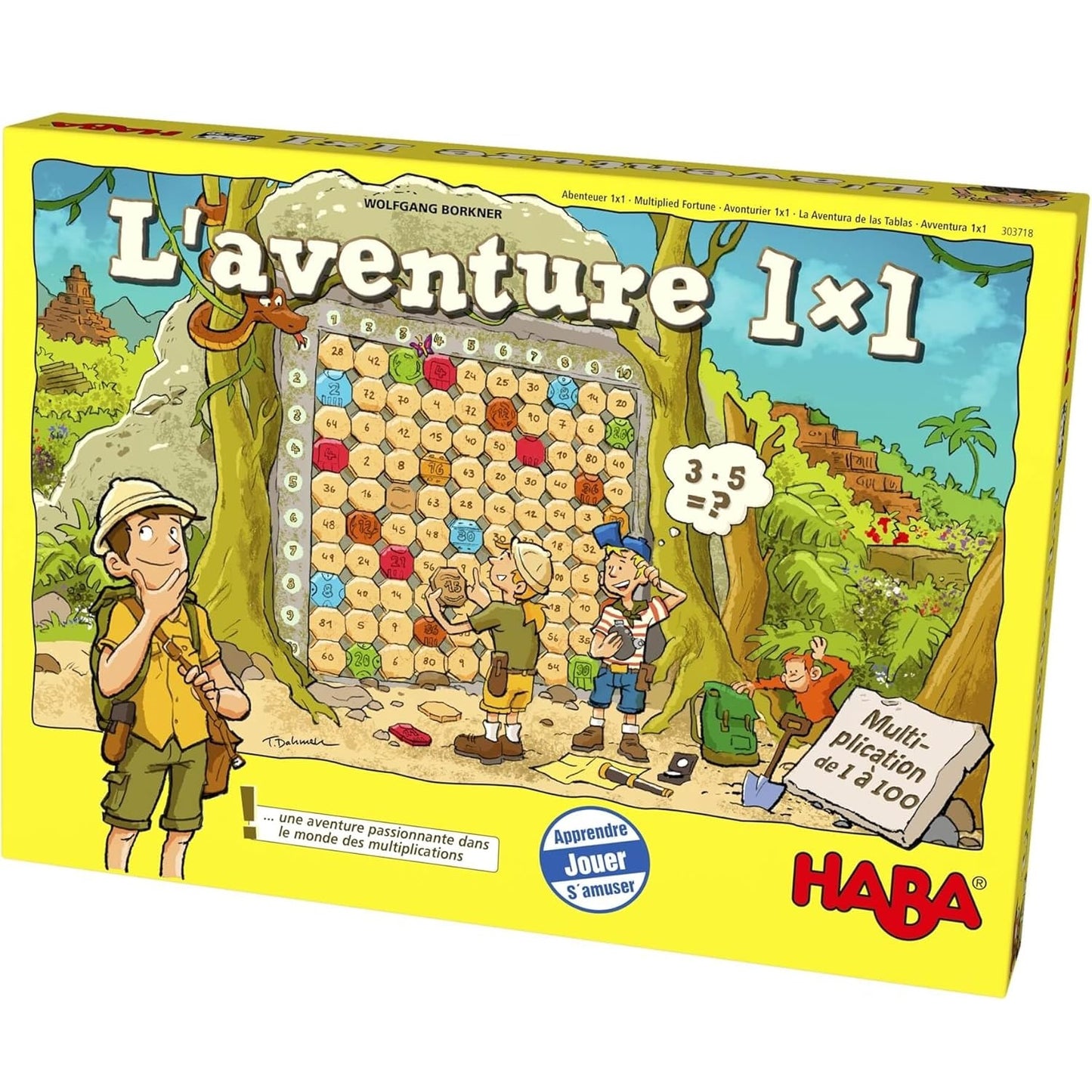 Haba 303717 Multiplied Fortunes Maths Game 乘法謎牆心算遊戲