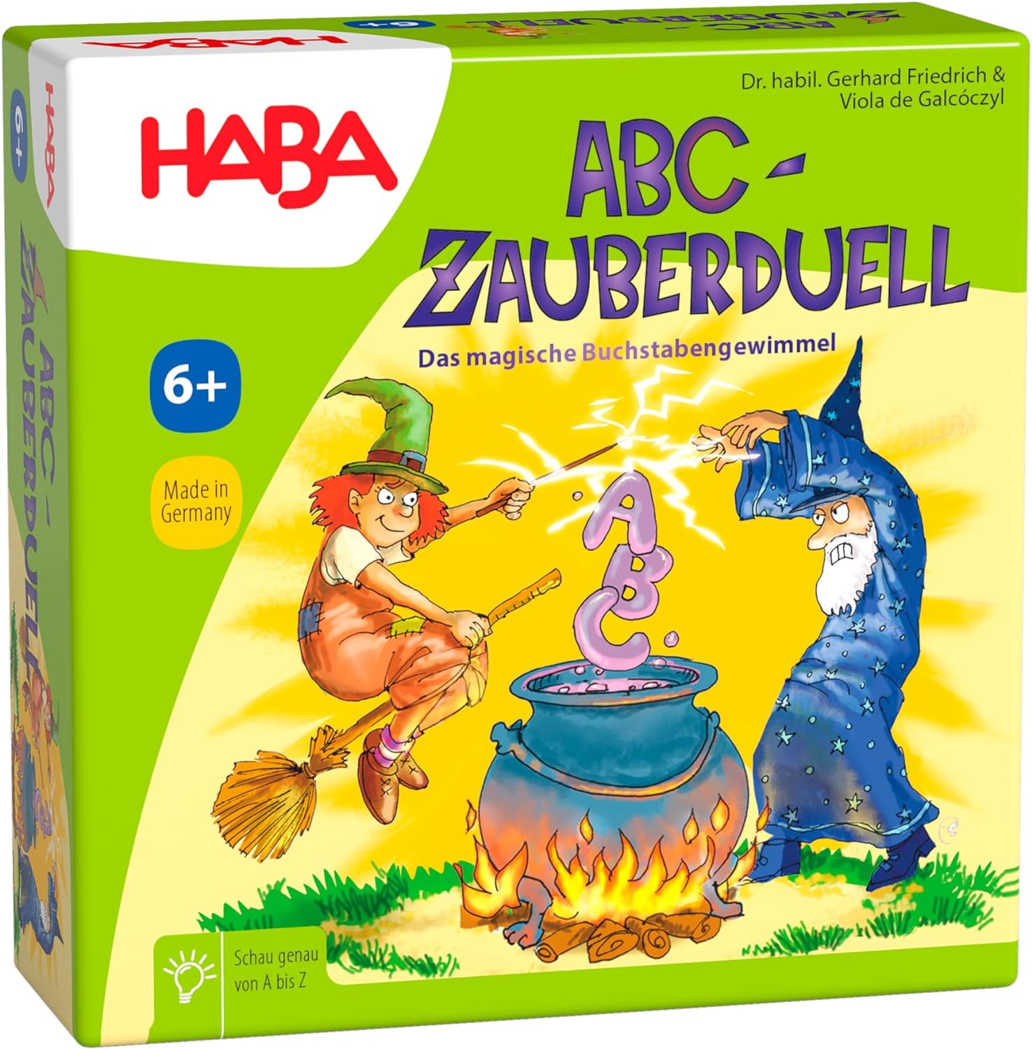 HABA 4912 ABC Magic Duel-Learning to Spell Mini Game ABC魔法決鬥 看圖找找看 拼字小 ...