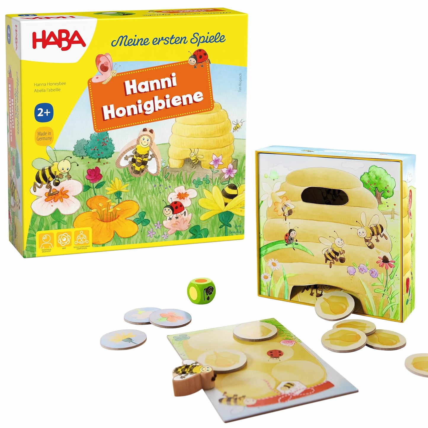 Haba Hanni Honigbee, Cooperative Colour Dice Game 忙碌的蜜蜂 合作顏色配對遊戲