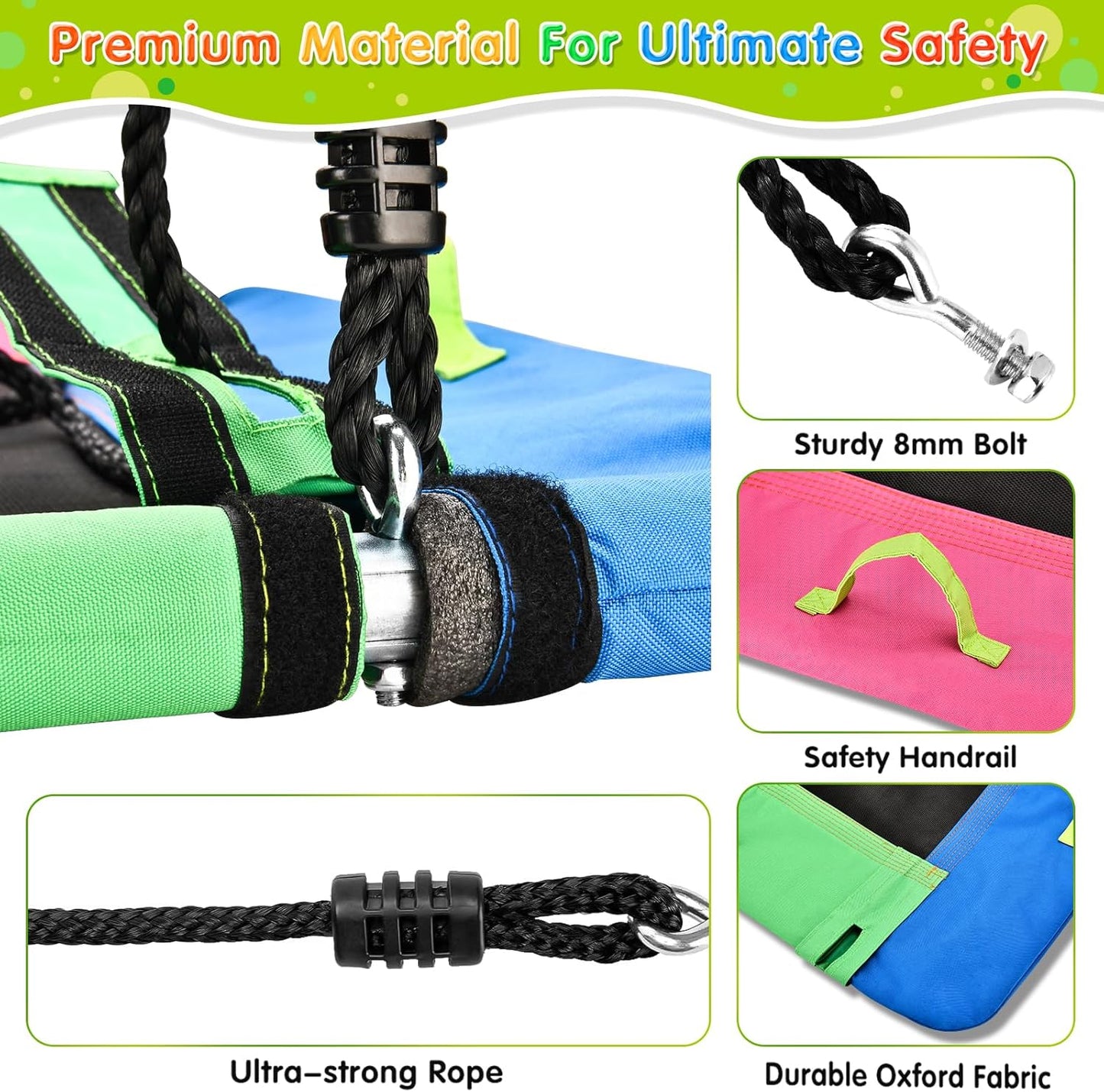 Large Platform Swing 60x32 Inch 大型吊床