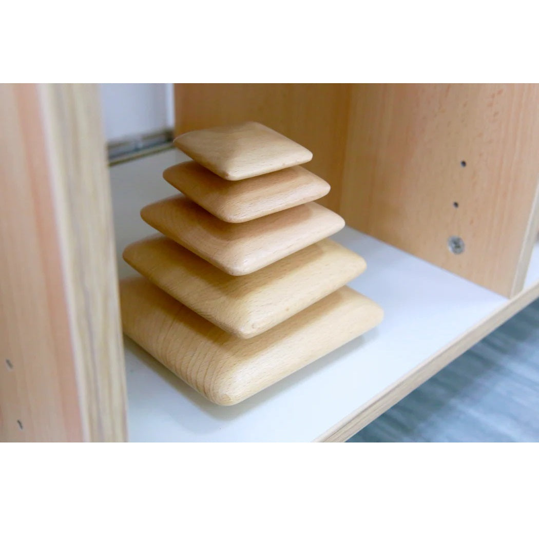 Vivaio Wooden Pebble Stacker Set 幾何體鵝卵石積木套裝