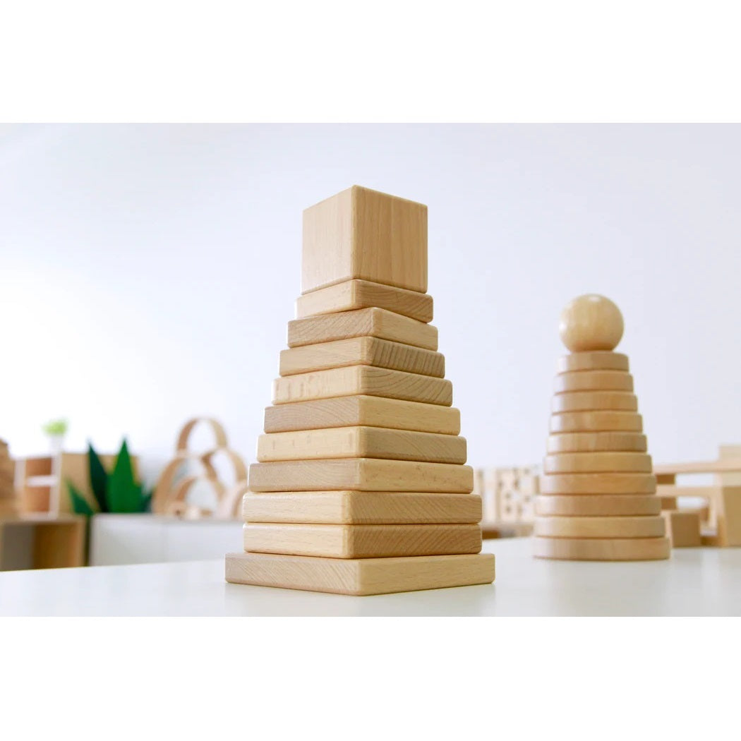 Vivaio Wooden Stacking Set 幾何體堆疊積木套裝