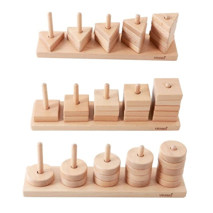 Vivaio Shape Matching Set 幾何體立柱計數套裝