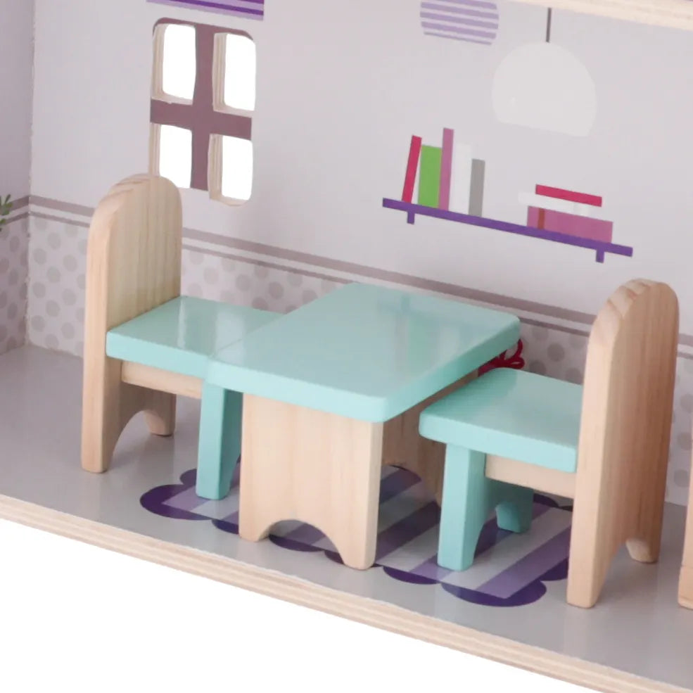 Eurekakids Doll House with Furnitures  娃娃屋連家具