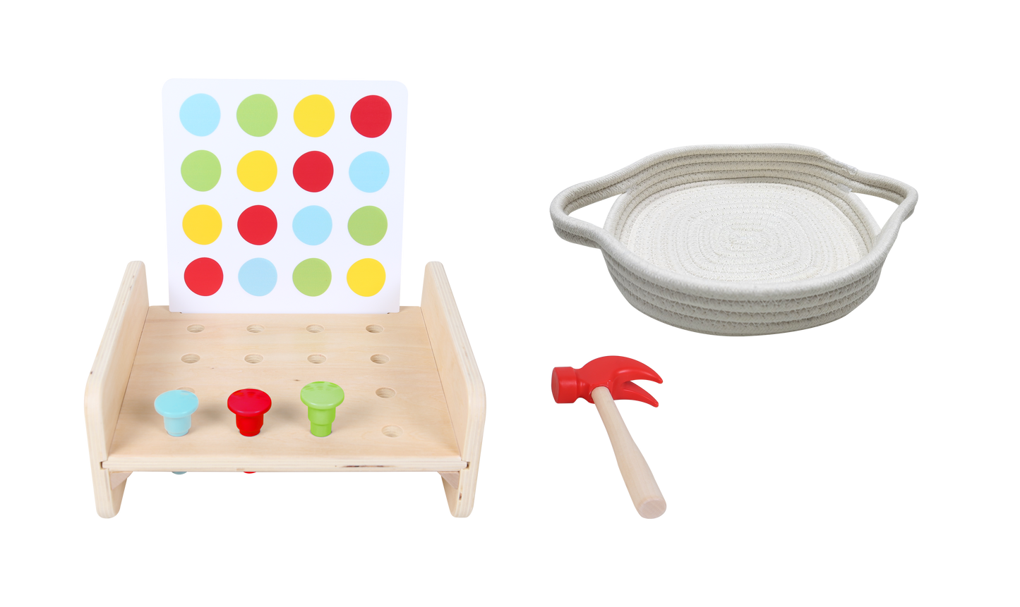 EDUcare Color Peg Hammering Toy 彩釘敲敲樂