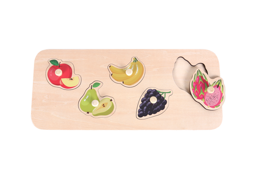 EDUcare Fruit Knob Puzzle 抓手拼圖-水果