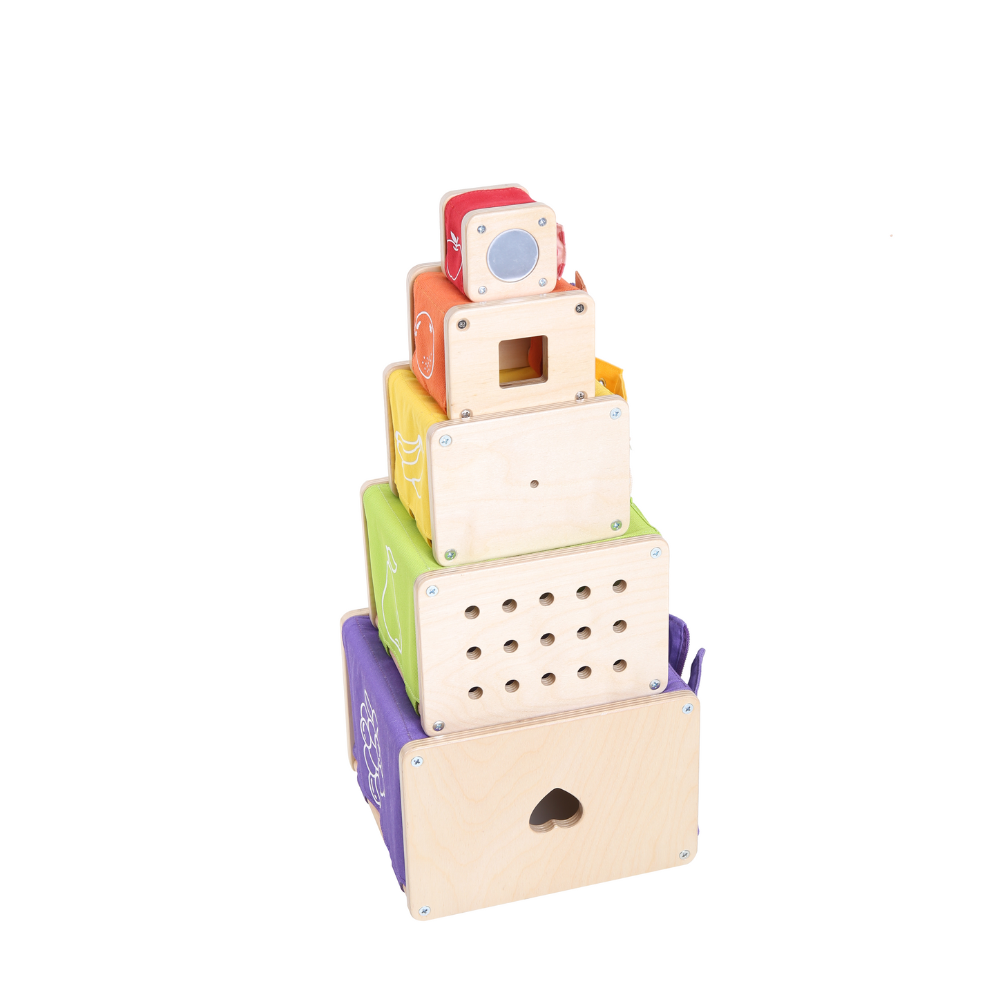 EDUcare Rainbow Nesting Box Set 繽紛套盒