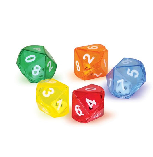 Learning Resources 10-Sided Dice in Dice (Set of 5) 10面骰中骰子 5粒裝