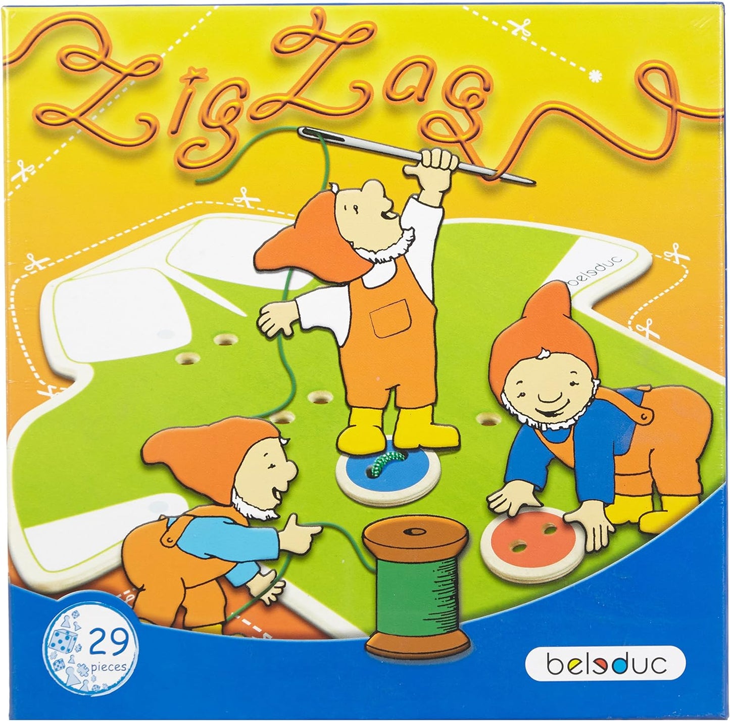 Beleduc Zigzag Lacing Game 巧手小裁縫 串繩遊戲