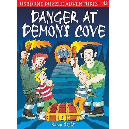 Usborne Puzzle Adventures Danger At Demon's Coye