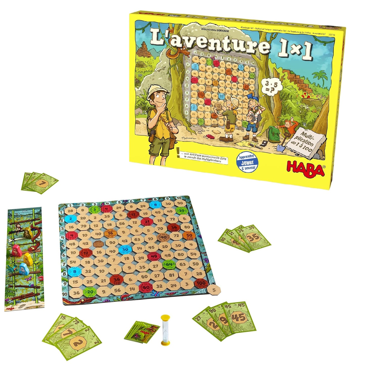Haba 303717 Multiplied Fortunes Maths Game 乘法謎牆心算遊戲