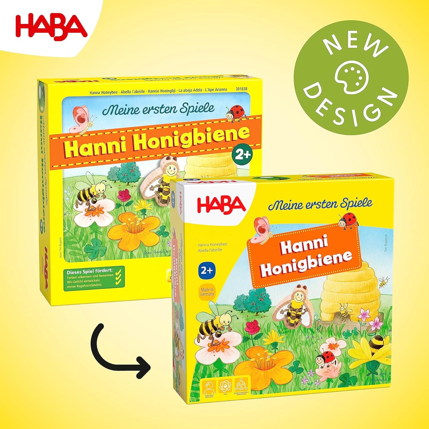 Haba Hanni Honigbee, Cooperative Colour Dice Game 忙碌的蜜蜂 合作顏色配對遊戲