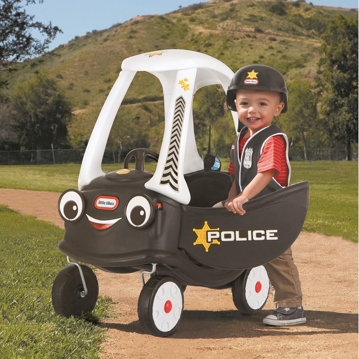 Little Tikes  Police Cozy Coupe Themed Role Play Ride-On Toy 小泰克警察主題可愛轎車
