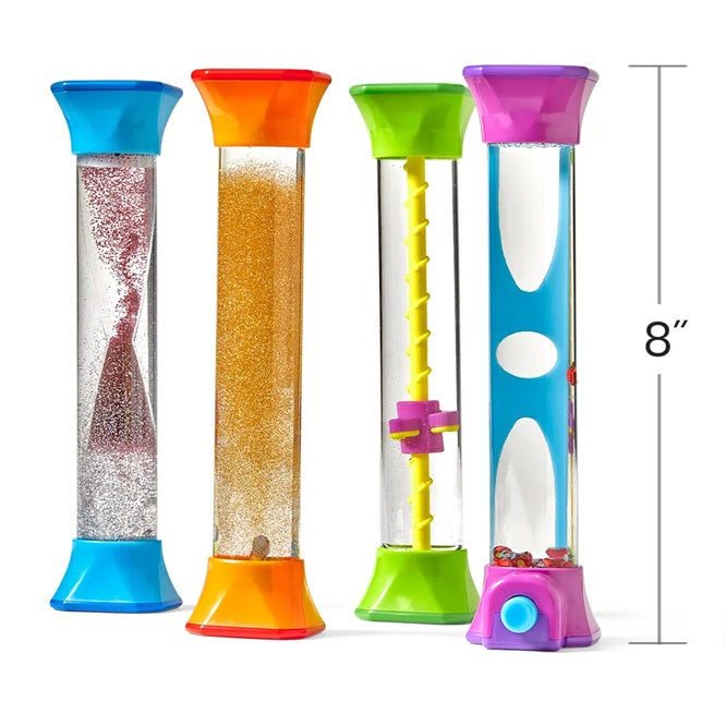 Hand2Mind Sensory Fidget Tubes, Set of 4個套裝 舒壓感官管