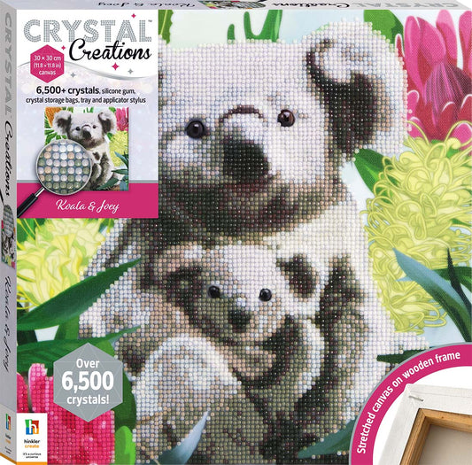 Crystal Creations Canvas: Koala and Joey - Art Kits