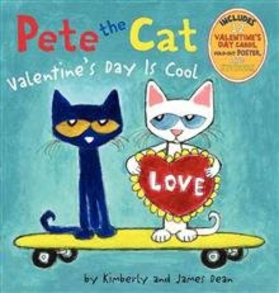 HarperCollins Pete the Cat: Valentine's Day is Cool Picture Book Pete the Cat: Valentine's Day is Cool 英文繪本