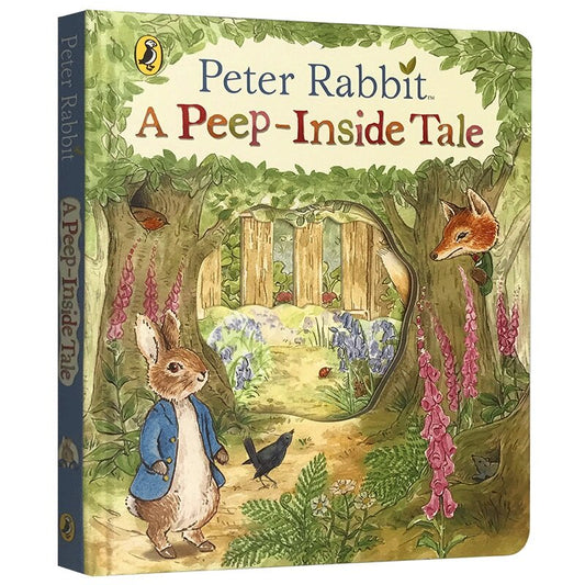 Puffin Peter Rabbit A Peep-Inside Tale Board Book Peter Rabbit A Peep-Inside Tale 精裝翻翻看故事