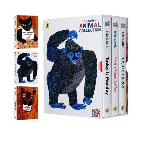 Eric Carle Animal Collection 3 Board Books Set Animal Collection 3本套裝 硬紙板書