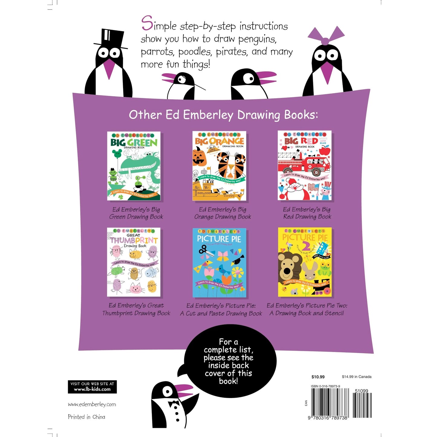 Ed Emberley’s Big Purple Drawing Book 大紫色繪畫訓練書