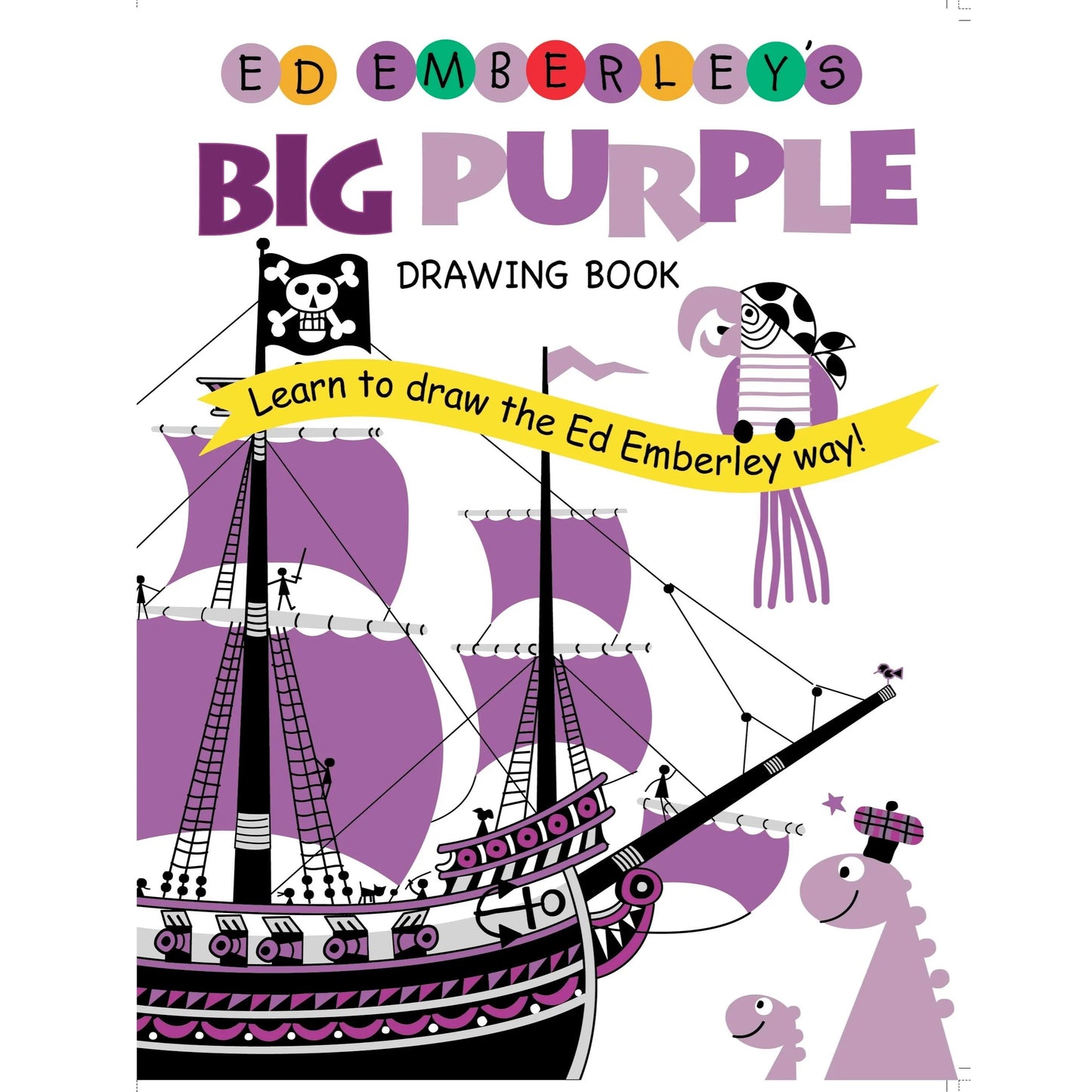 Ed Emberley’s Big Purple Drawing Book 大紫色繪畫訓練書