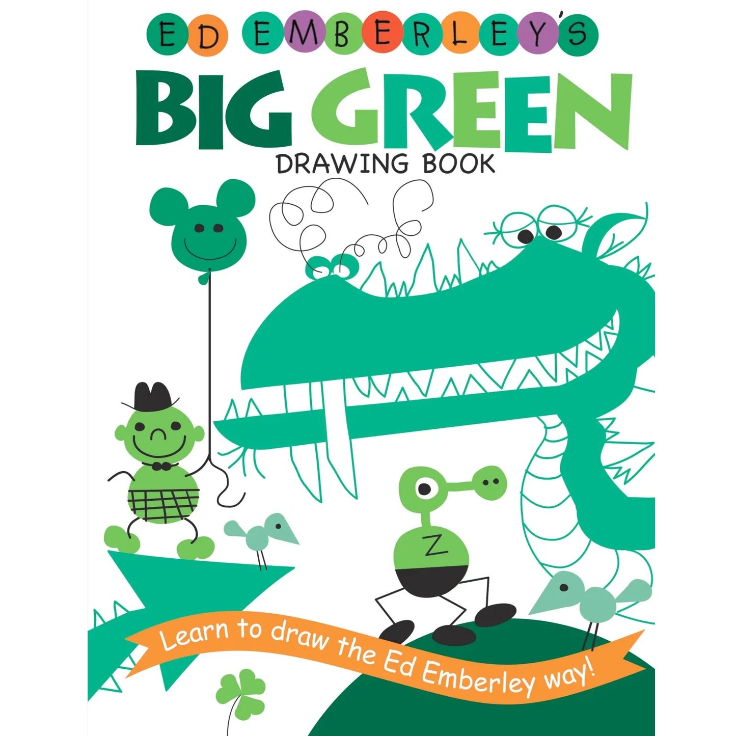 Ed Emberley's Big Green Drawing Book 大綠色繪畫訓練書