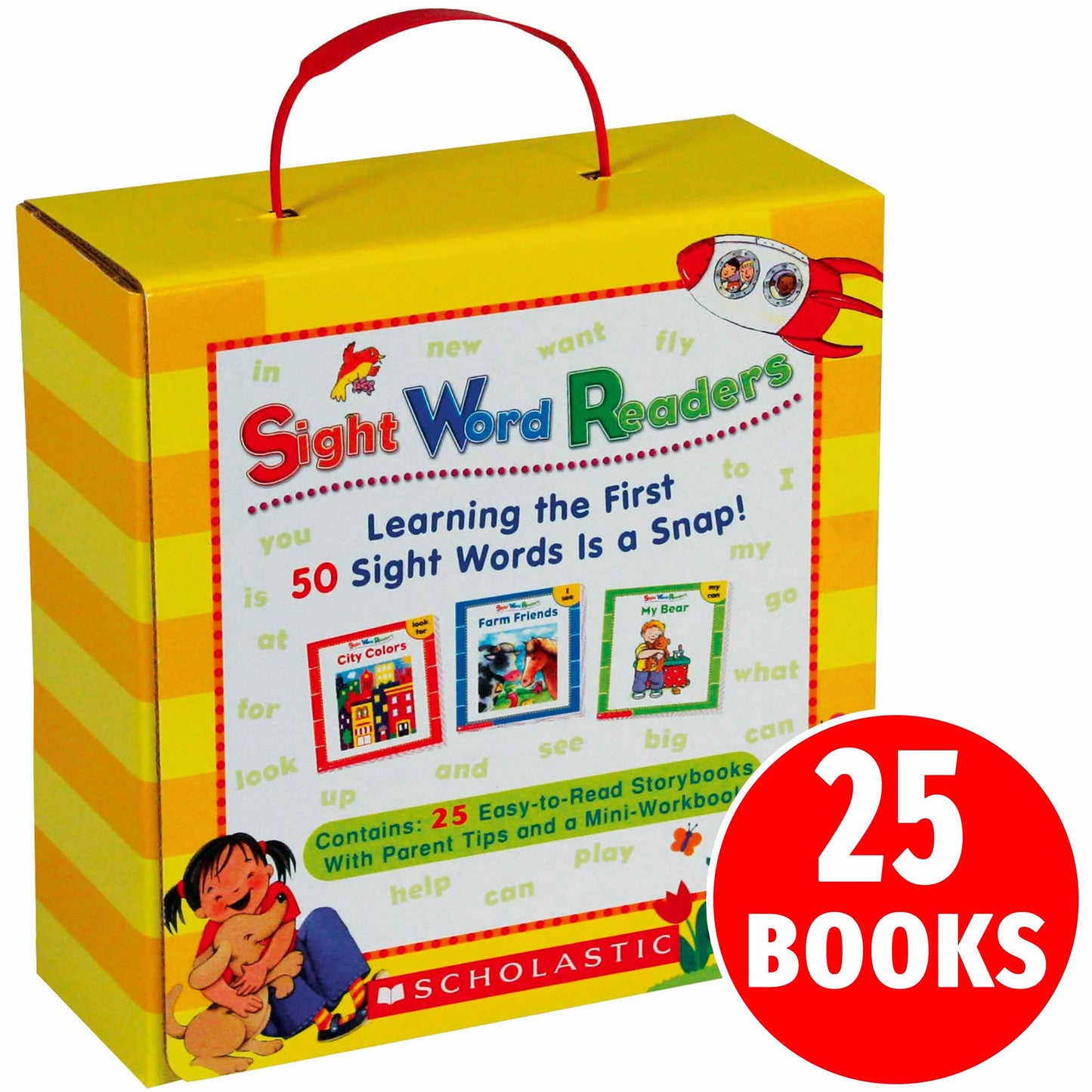 Scholastic Sight Word Reader Set of 25 Books Parent Guild & Workbook 英語常用高頻單字讀本套裝